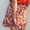 Patron de couture - Jupe à volants - Viscose fleurs - Dos