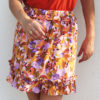 Patron de couture - Jupe à volants - Viscose fleurs - Devant