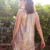 Patron de couture - Robe courte tour de cou à sequins - Dos