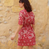 Patron de couture - Camélia - Robe courte à bandes - 3/4 dos