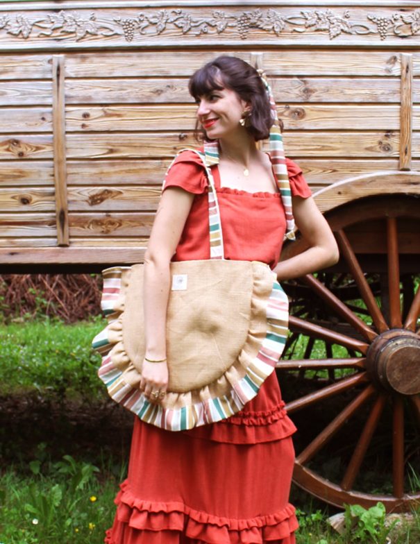 Patron de couture - Colza - Sac de plage - porté épaules