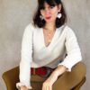Patron de couture - Flora - haut manches longues intemporel - 3/4