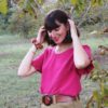 Patron de couture - Flora - Blouse manche courte - 3/4 devant