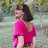 Patron de couture - Flora - Blouse manche courte - 3/4 dos