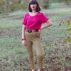 Patron de couture - Flora - Blouse manche courte - Plein pieds 3/4