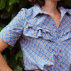 Patron de couture - Hortensia - Chemise manche courte à volants - zoom 3/4
