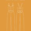 Patron de couture - Lotus - Combinaison bustier - croquis