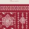 Motifs à imprimer sur tissu - Bande Anol - Coloris Fragola
