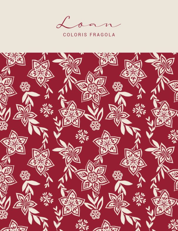 Motifs à imprimer sur tissu - Motif Loan - Coloris Fragola