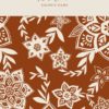 Motifs à imprimer sur tissu - Motif Nola - Coloris Sienna