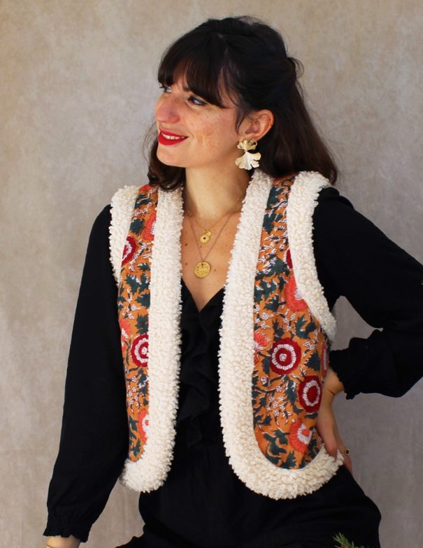 Patron de couture - Ortie - gilet sans manche - 3/4