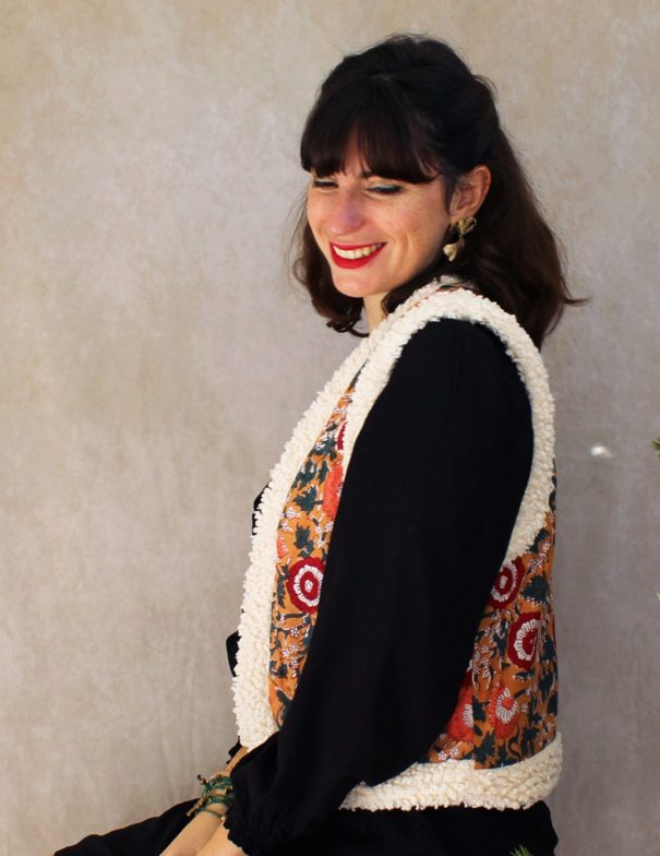 Patron de couture - Ortie - gilet sans manche - côté