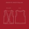 Patron de couture - Ortie - gilet sans manche - croquis