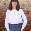 Patron de couture - Pétunia - blouse aux jours échelle - devant