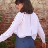 Patron de couture - Pétunia - blouse aux jours échelle - 3/4 dos