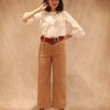 Patron de couture - Pissenlit - Pantalon droit taille haute - plein pied devant