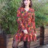 Patron de couture - Pivoine - robe courte d'hiver - devant