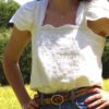 Patron de couture - Pluméria - blouse avec écailles - devant