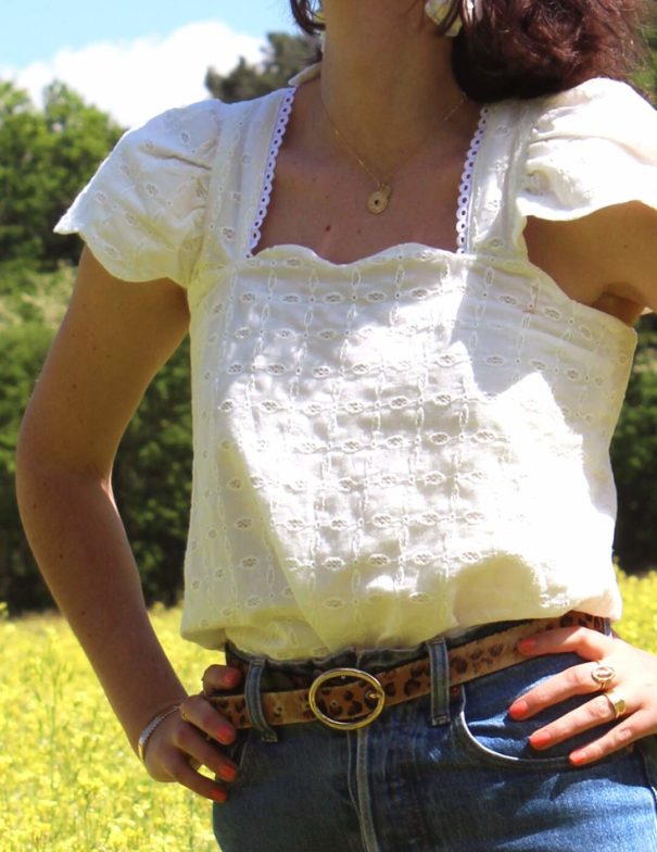 Patron de couture - Pluméria - blouse avec écailles - devant