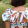 Patron de couture - Pluméria - robe à écaille - zoom dos