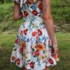 Patron de couture - Pluméria - robe à écaille - dos