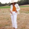 Patron de couture - Season - veste d'été écru - look devant